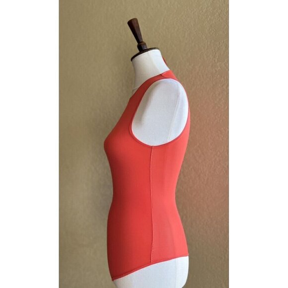 Skims Poppy Jelly Sheer Crew Neck Bodysuit Sleeveless Bodysuit Size M - Picture 7 of 10